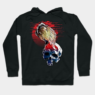 sunset bone Hoodie